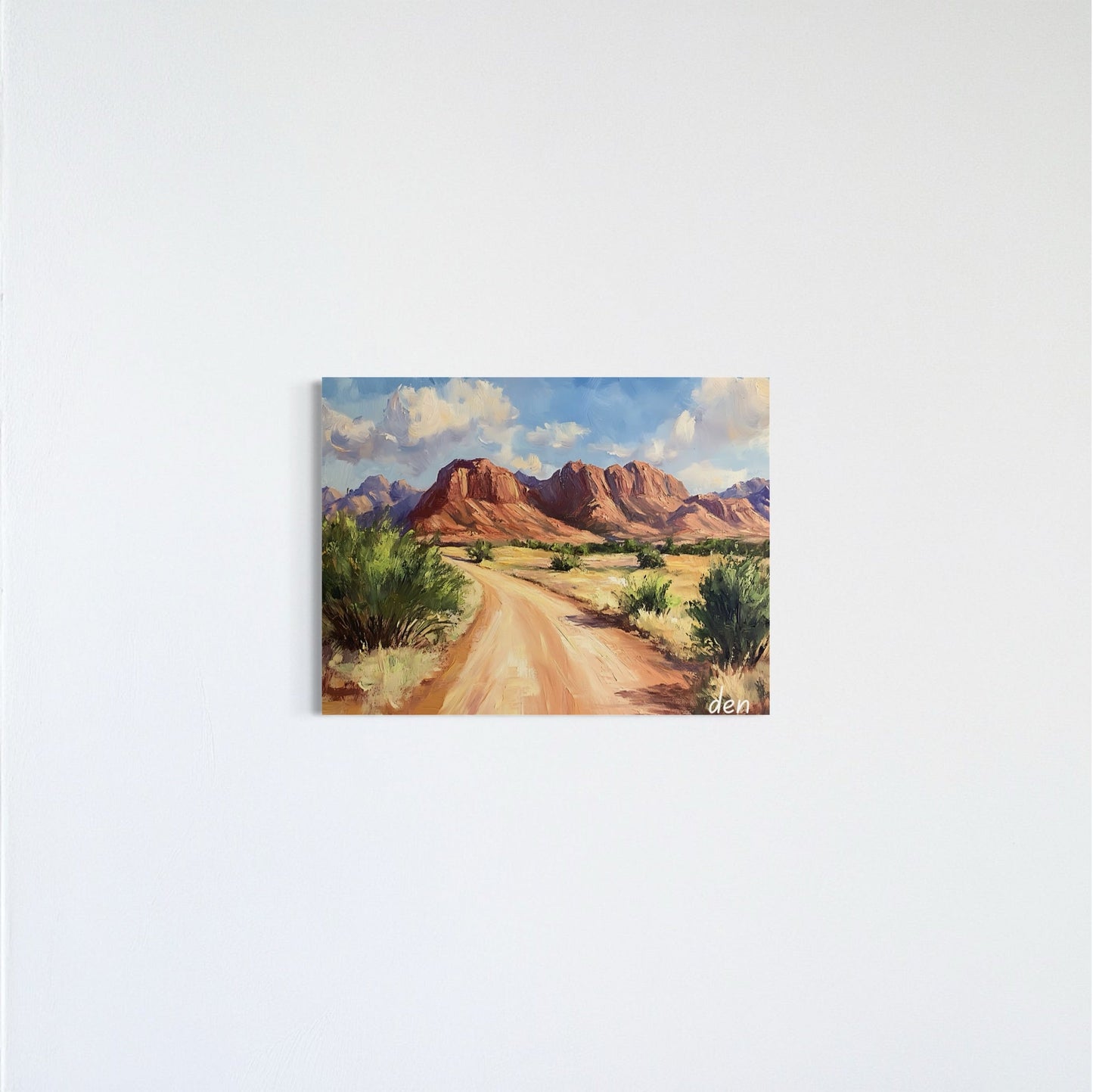 Red Rocks and Mountain Backdrop